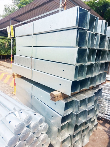 Trụ U hộ lan mạ kẽm